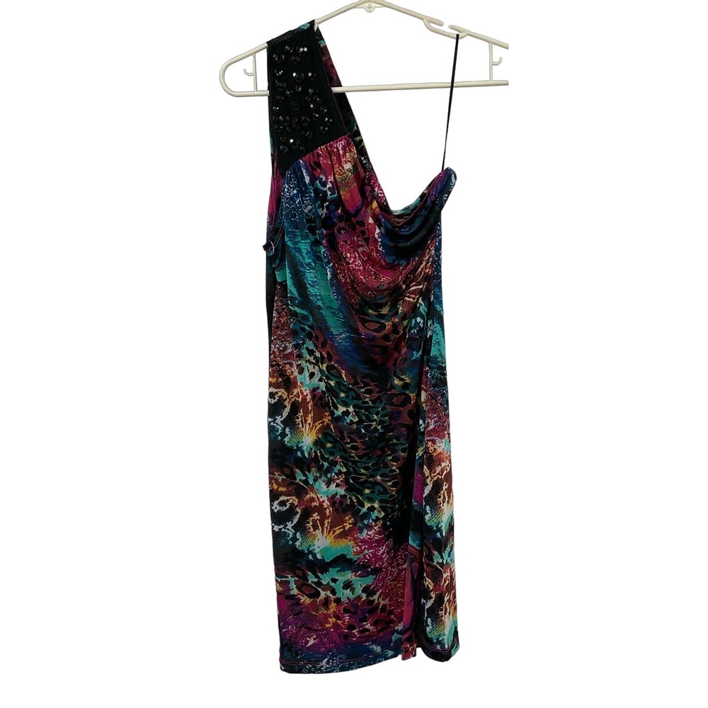 Aviva Womens One Shoulder Dress SIze XL
